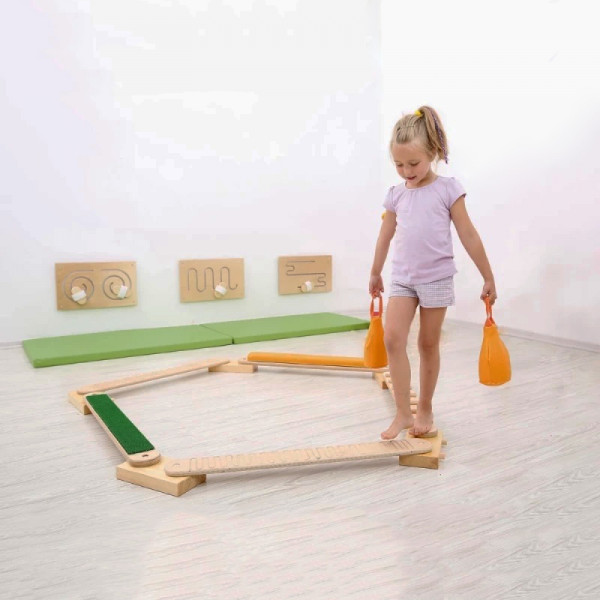 Модульна сенсорна доріжка Montessori Tia-Sport, код: sm-1464