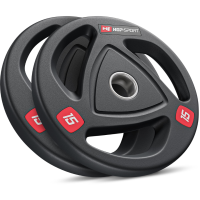 Набір дисків олімпійських Hop-Sport 2 х 15кг, код: 00-G00000277