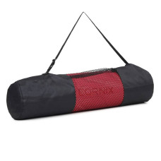 Килимок для йоги та фітнесу Cornix Red/Black 183x61x0.6 см, код: XR-0006