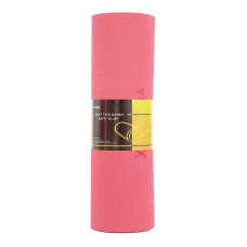 Килимок для йоги та фітнесу Cornix Red/Black 183x61x0.6 см, код: XR-0006