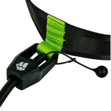 Пояс з еластичним тросом MadWave Short Belt 1,15 м, 3,6-10,8 кг, чорний-зелений, код: M077104_G