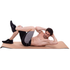 Килимок для йоги FitGo 1830х610х5 мм чорний, код: FI-7212_BK