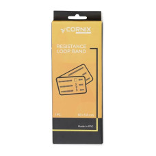 Резинка для фітнесу та спорту із тканини Cornix Loop Band 2-5 кг, жовтий, код: XR-0136