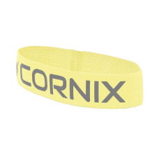 Резинка для фітнесу та спорту із тканини Cornix Loop Band 2-5 кг, жовтий, код: XR-0136