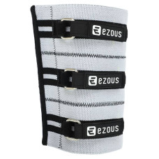 Налокотники для жиму регульовані Ezous Adjustable Elbow Sleeve L, 2 шт, сірий-чорний, код: C-08_L