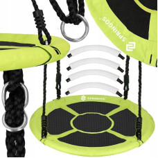 Гойдалка-гніздо кругла Springos 110 см, зелений, код: NS022