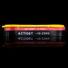 Еспандер-петля Actiget Power Band 2-25 кг (резина для фітнесу та спорту) набір 3 шт ACT0047, код: ACT0047