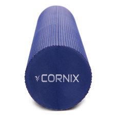 Масажний ролик (валік) Cornix EVA+ 900x150 мм, темно-синій, код: XR-0314