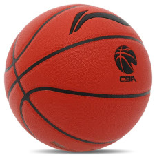 М'яч баскетбольний LI-Ning CBA Elite №7, помаранчевий, код: LBQK947-2-S52