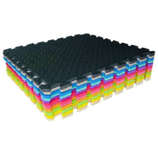 М"яка підлога пазл Lanor EVA 500х500х10мм, червоний, код: 1029729072-E