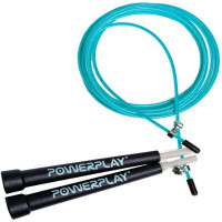 Скакалка швидкісна PowerPlay бірюзова, код: PP_4202_Cyan