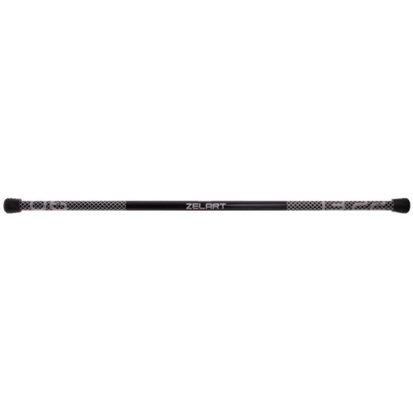Бодібар Body Bar Zelart 6 кг, чорний-сірий, код: FI-2611-6