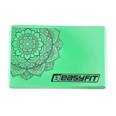 Блок для йоги EasyFit EVA 230х155х75 мм з малюнком м