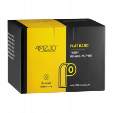 Стрічка-еспандер для спорту та реабілітації 4Fizjo Flat Band 30 м 12-15 кг, чорний, код: P-5907739311207