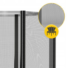 Батут із зовнішньою сіткою 4Fizjo Classic 8FT 252 см Black/Pink, код: P-5907739314536