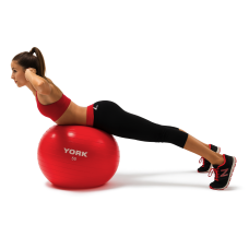 Фітбол York Fitness 55см червоний + насос, код: 0014961820010