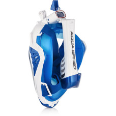 Повнолицьова маска Aqua Speed Drift 7086 S/M, білий-синій, код: 5908217670861