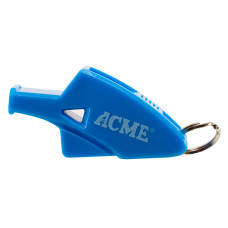 Свисток спортивний суддівський пластиковий зі шнурком ACME синій, код: A0030