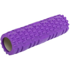 Ролер масажний циліндр (ролик мфр) FitGo Grid Combi Roller 25см, фіолетовий, код: FI-0356_V