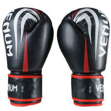 Боксерські рукавички Venum DX 10oz, чорний, код: VM2145-10BL-WS