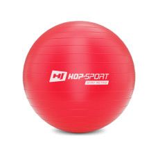 Фітбол Hop-Sport 55см червоний + насос 2020, код: 5902308218864