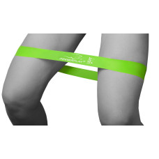Фітнес гумка PowerPlay Light 500х50х0,8 мм, зелена, код: PP_4114_Green_Light