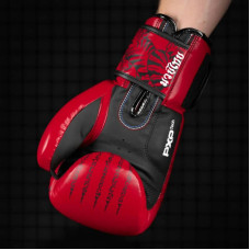 Боксерські рукавиці Phantom Muay Thai 14 унцій, червоний, код: PHBG2505-14