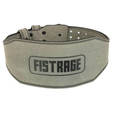 Пояс атлетичний шкіряний Fistrage S, ширина-15см, сірий, код: VL-4374_S