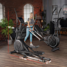 Орбітрек Hop-Sport HS-160CF Stage електромагнітний сірий,код: 5902308236448