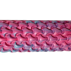 Масажний ролик EasyFit Bubbles 450х120 мм, рожевий-блакитний, код: EF-3341-3-PB-EF