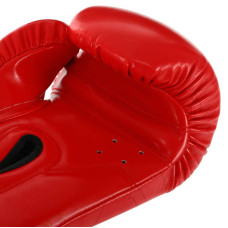 Рукавички боксерські Zelart 14 унцій, червоний-чорний, код: BO-9056_14RBK