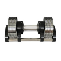 Гантель набірна Generation Fitness GF3-20kg, 1x3-20 кг, хром, код: 523181-AX