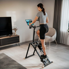 Степпер сходовий Hop-Sport HS-100B Piker чорний,код: 5902308240315