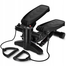 Степпер (міні-степпер) 4Fizjo Evo з еспандерами Black, код: P-5905973403863