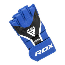 Рукавиці для ММА RDX Aura Plus T-17 S, синій-чорний, код: GGR-T17UB-S+