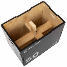 Пліобокс для кросфіту Zelart Wood Plyo Box 1шт, 60см, чорний, код: TA-4774-1