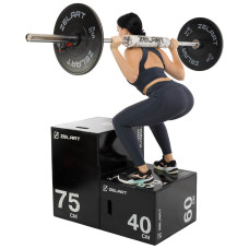 Пліобокс для кросфіту Zelart Wood Plyo Box 1шт, 60см, чорний, код: TA-4774-1