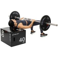 Пліобокс для кросфіту Zelart Wood Plyo Box 1шт, 60см, чорний, код: TA-4774-1