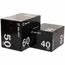 Пліобокс для кросфіту Zelart Wood Plyo Box 1шт, 60см, чорний, код: TA-4774-1