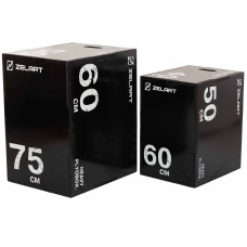 Пліобокс для кросфіту Zelart Wood Plyo Box 1шт, 60см, чорний, код: TA-4774-1