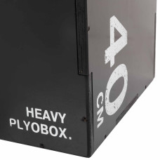 Пліобокс для кросфіту Zelart Wood Plyo Box 1шт, 60см, чорний, код: TA-4774-1