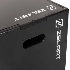 Пліобокс для кросфіту Zelart Wood Plyo Box 1шт, 60см, чорний, код: TA-4774-1
