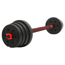 Гантелі трансформер перетворюються на штангу BioGym 3в1 30кг, чорний-червоний, код: TA-9455-30