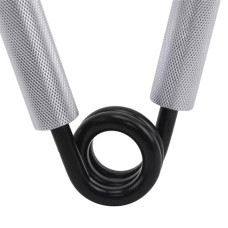 Еспандер-ножиці алюмінієвий PowerPlay Hand Grip 68 кг, срібний, код: PP_4322_68kg
