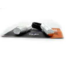 Еспандер-ножиці алюмінієвий PowerPlay Hand Grip 68 кг, срібний, код: PP_4322_68kg