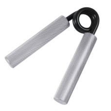 Еспандер-ножиці алюмінієвий PowerPlay Hand Grip 68 кг, срібний, код: PP_4322_68kg