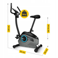 Велотренажер магнітний 4FIZJO Active+ Black/Blue, код: P-5905973401609