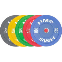 Комплект прогумованих олімпійських дисків HMS CBR 150 кг, код: M-10048887-IN