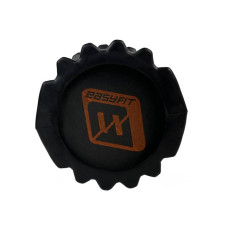 Масажний ролик EasyFit Solid Roller v.1.1s 330х140 мм чорний код: EF-2050-Bk