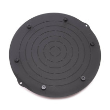 Балансировочная платформа цільна Bosu Mini з двома еспандерами 48х15 см чорний-блакитний, код: FI-1936_BKN-S52